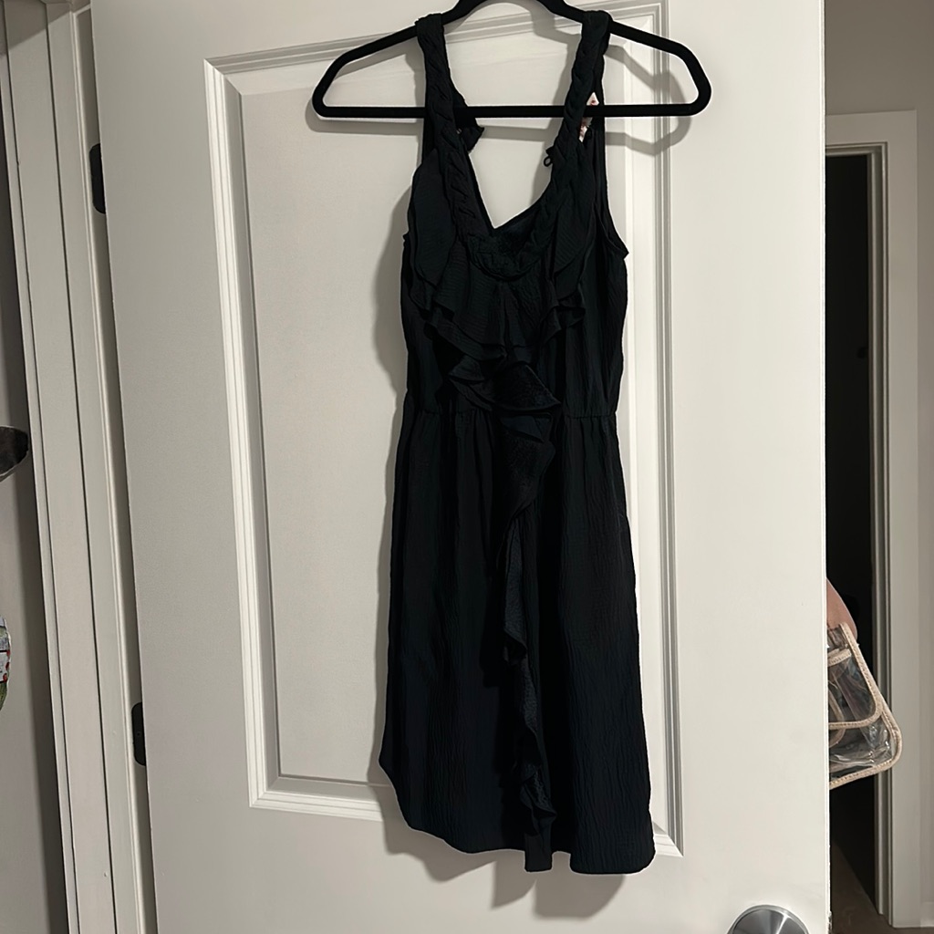 Rebecca Taylor Black Mini Dress